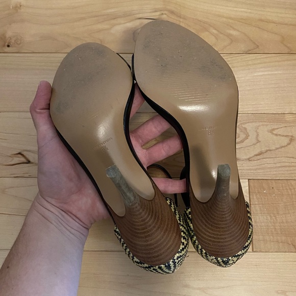 Madewell “Marcel” woven heel, black, 8.5 - Picture 4 of 6